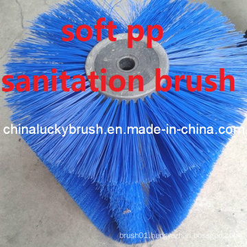 Soft Blue Colour PP Road Sweeper Brush (YY-324)